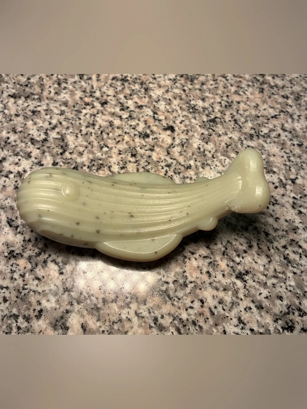 Bark Box Large Fish Green Tough Chopper Chew Toy